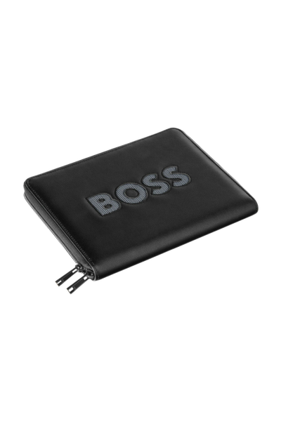 Conference folder A5 Boss Cut Out Black & Grey - 4