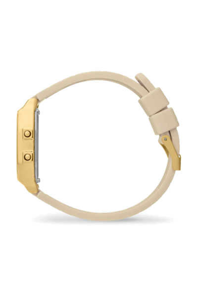 ICE digit retro-Metal gold mirror-Almond skin-Small - 3