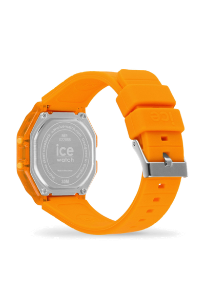 ICE digit retro-Neon orange-Clear-Small - 4