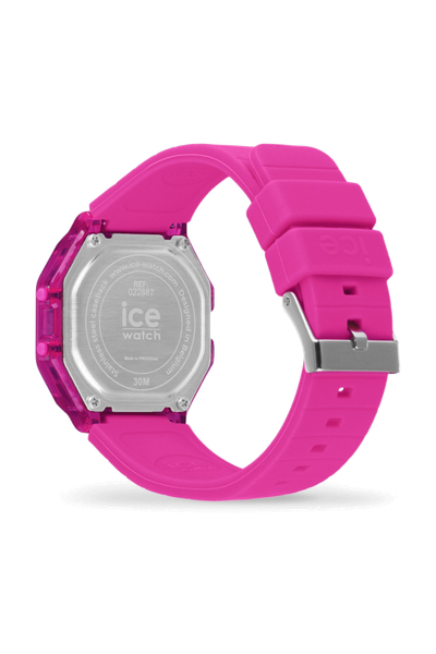 ICE digit retro-Neon pink-Clear-Small - 4