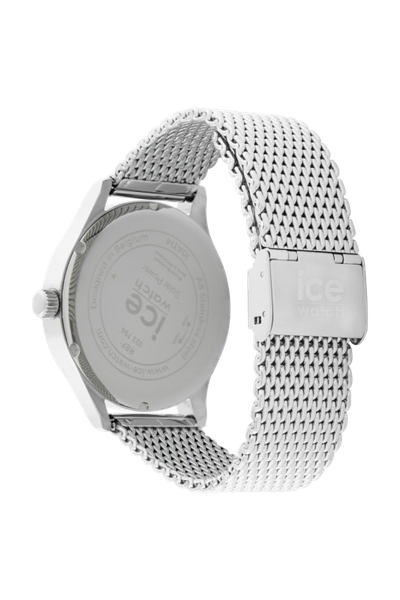 ICE steel solar Silver Dark Blue Milanese - 4