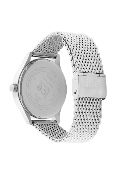 ICE steel solar Silver Green Milanese - 4