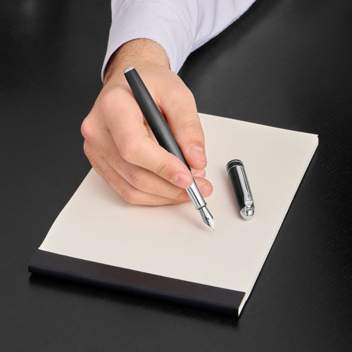 Fountain pen Classicals Brushed Black & Chrome - 10