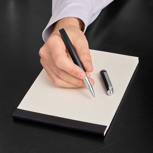 Rollerball pen Classicals Brushed Black & Chrome - 8