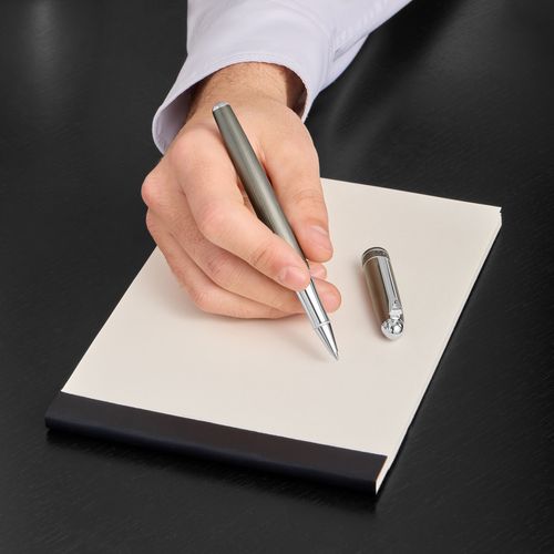Rollerball pen Classicals Brushed Gun & Chrome - 8