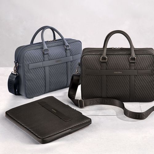 Document bag Interlace Navy - 8