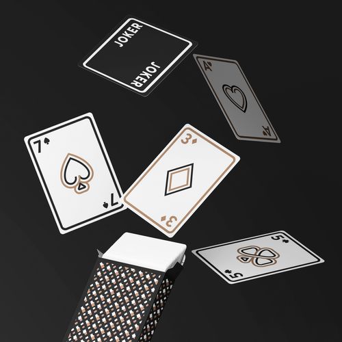Playing cards 2 decks Iconic Black - 5