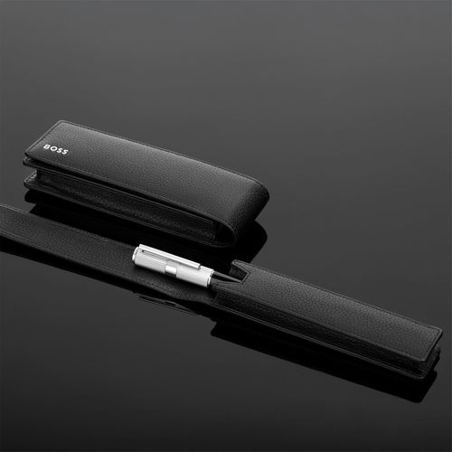 Single pen pouch Classic Grained Black - 7