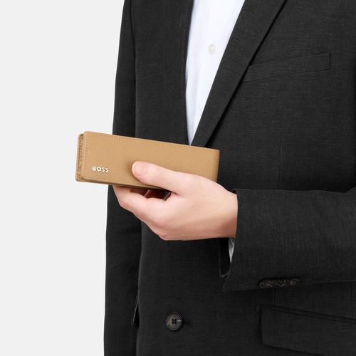 Double pen pouch Classic Grained Camel - 6