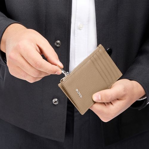 Card holder zip Classic Grained Camel - 6