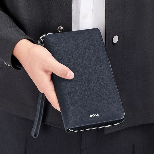 Travel wallet Classic Grained Navy - 7