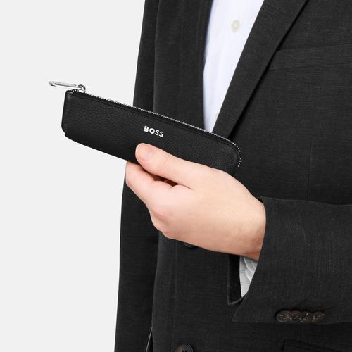Small pen case Classic Grained Black - 5