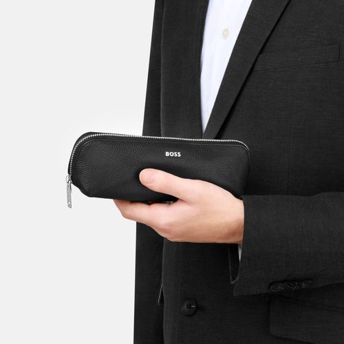 Big pen case Classic Grained Black - 5