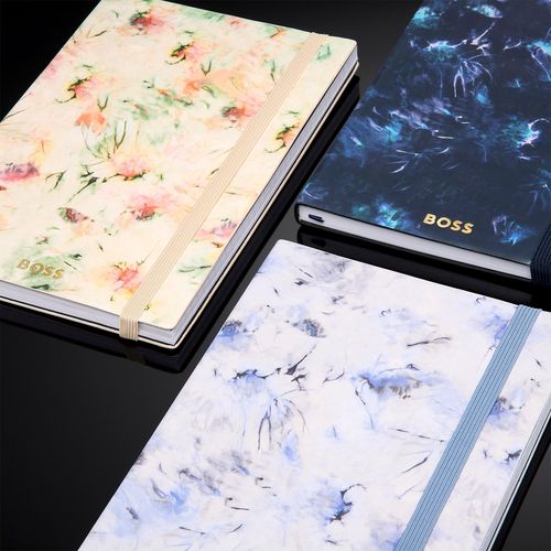 Notebook A5 Tie-dye Flower Cream Lined - 8