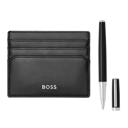 Set HUGO BOSS Black (rollerball pen & card holder) - 3