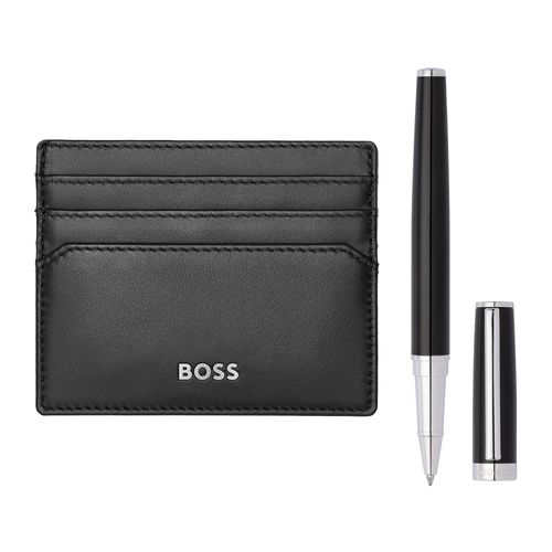 Set HUGO BOSS Black (rollerball pen & card holder) - 4