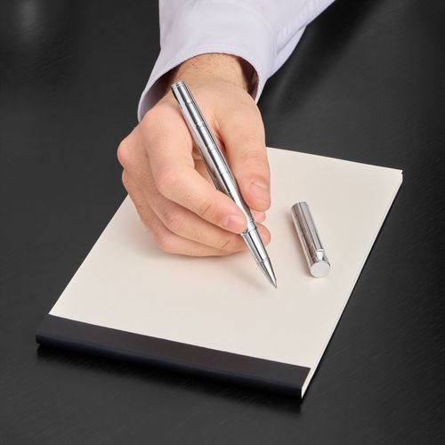 Rollerball pen Loop Stripes Chrome - 9