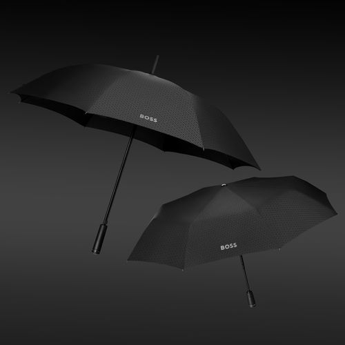 Pocket umbrella Double B Black & Gun - 14