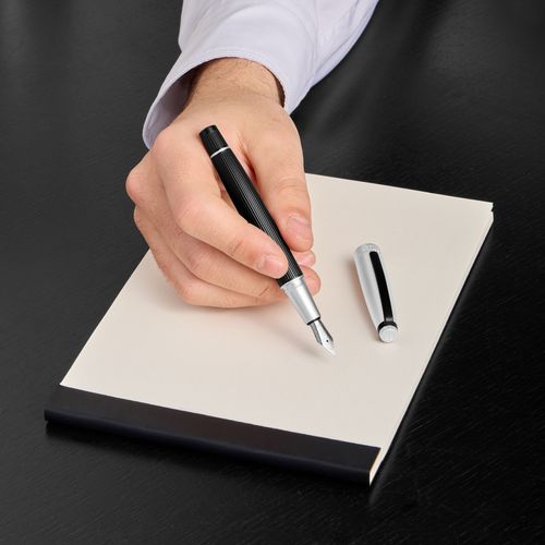 Fountain pen Benson Black & Chrome - 10