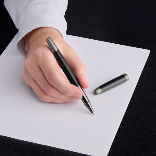 Rollerball pen Holborn Black & Gun - 9