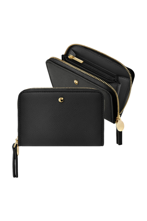 Zipped wallet Séraphine Black - 1