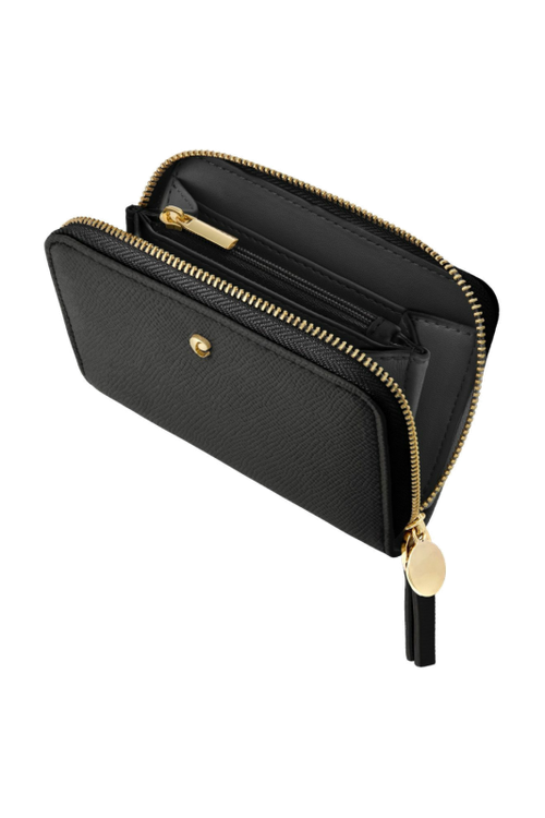 Zipped wallet Séraphine Black - 4