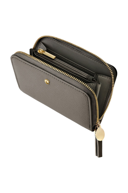 Zipped wallet Séraphine Taupe - 4