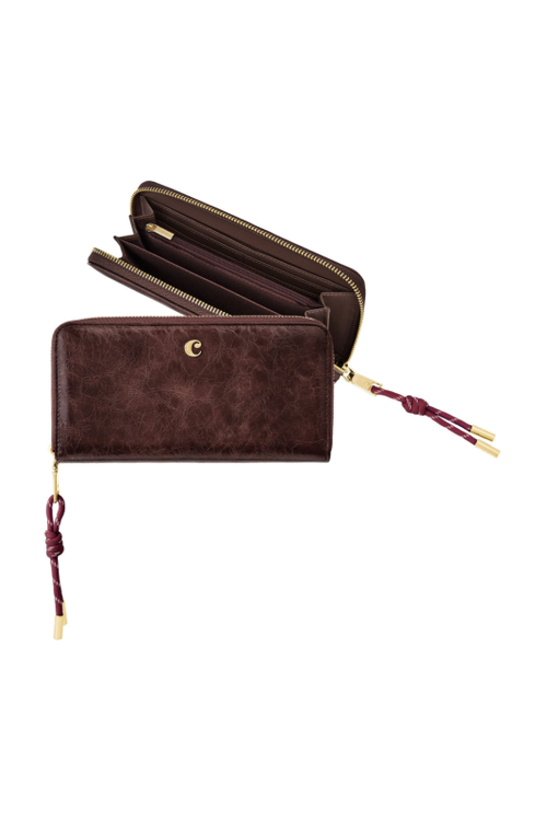 Travel wallet Philomène Burgundy - 1