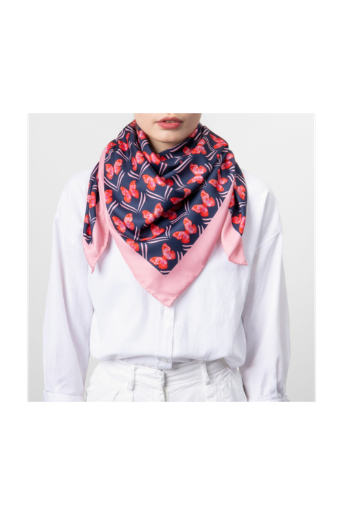 Scarf Pontia Navy - 2