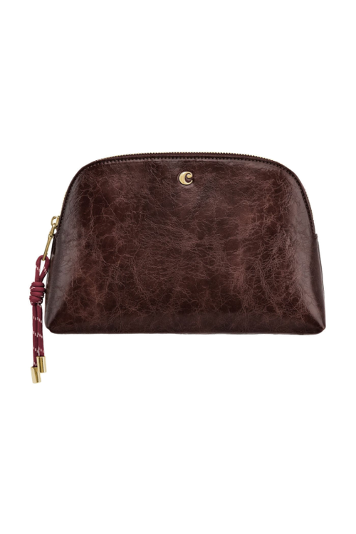 Small dressing-case Philomène Burgundy - 1