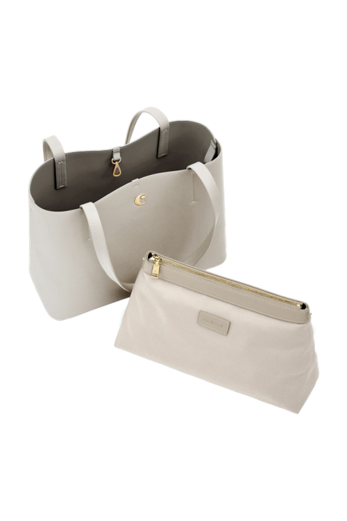 Shopping bag Séraphine Light Grey - 5