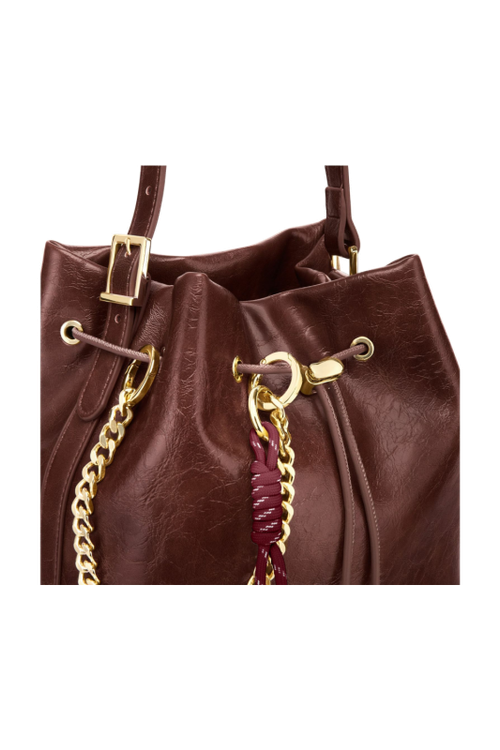 Lady bag Philomène Burgundy - 3