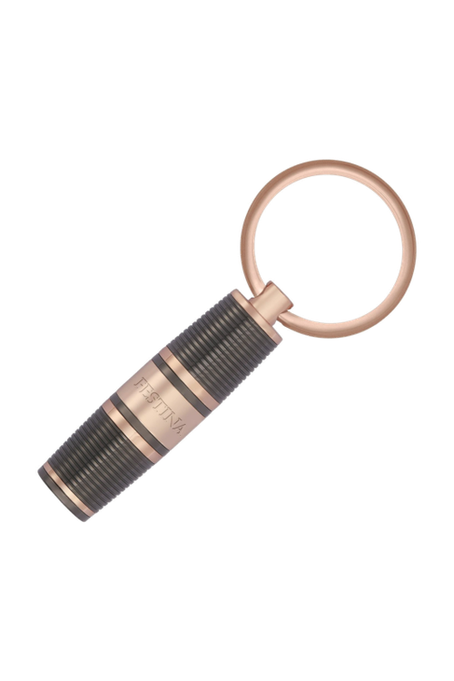 Key ring Bold Stripe Gun & Rosegold - 1