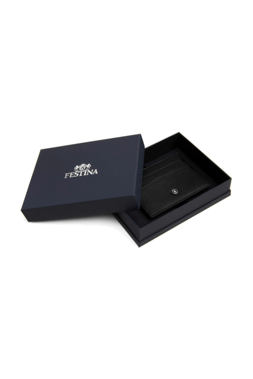 Card holder Button Black - 4