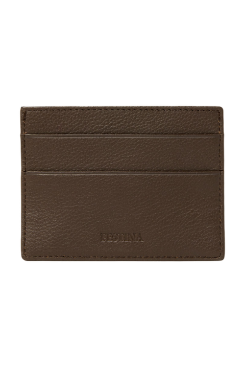 Etui na karty Button Brown - 3