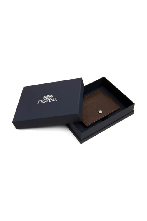 Etui na karty Button Brown - 4