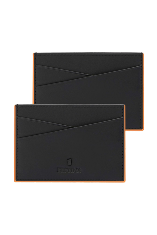 Card holder Black Edition Orange