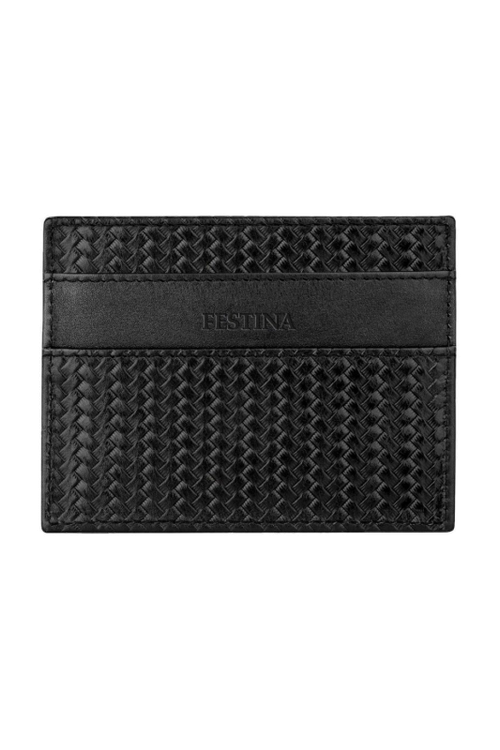 Card holder Interlace Black - 4