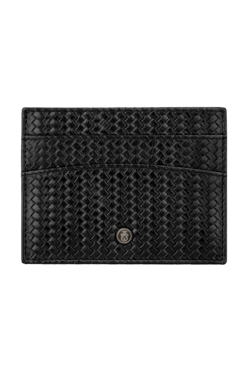 Card holder Interlace Black - 2