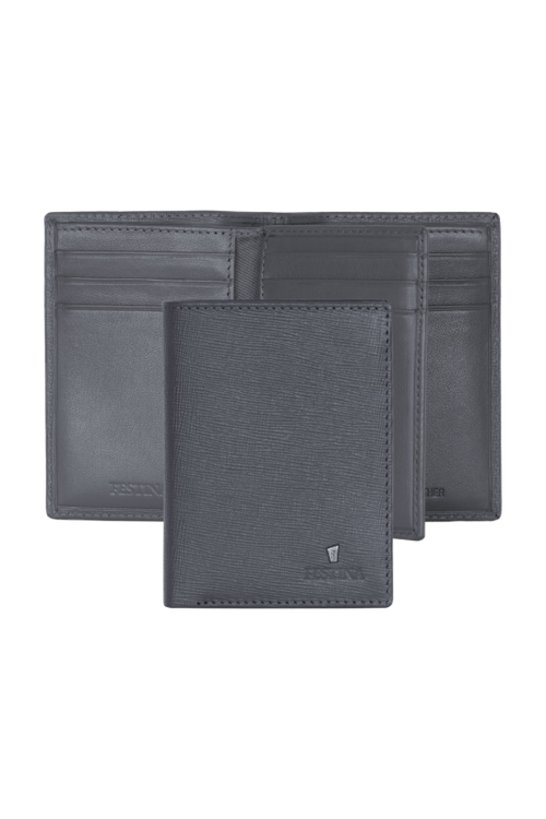Card holder with flap Chronobike Grey - 1