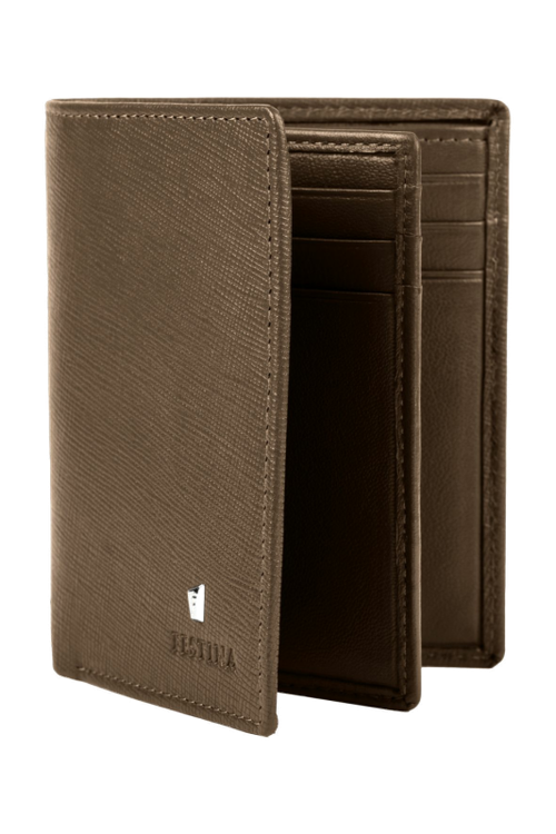 Card holder with flap Chronobike Camel - 3