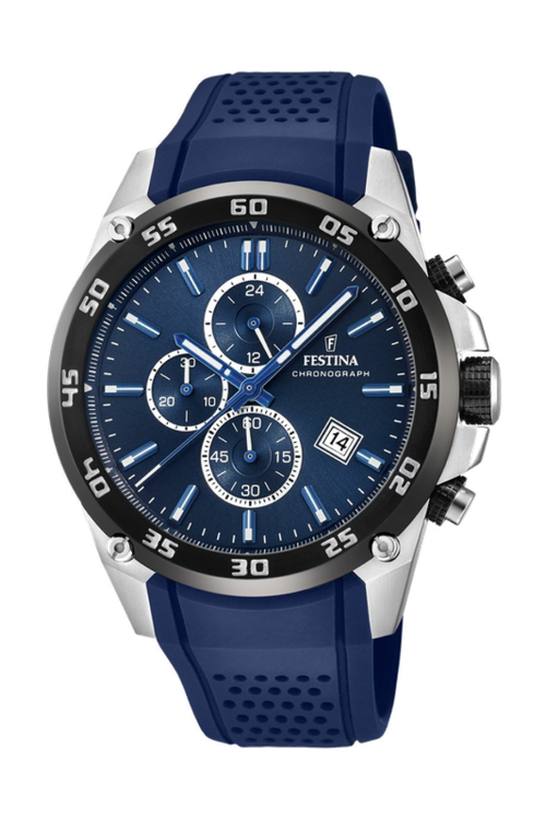 Festina Men'S Blue The Originals Rubber Watch Bracelet