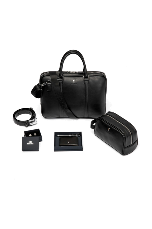 Set Festina (cufflinks, belt, cosmetic bag, computer bag & small leather goods)