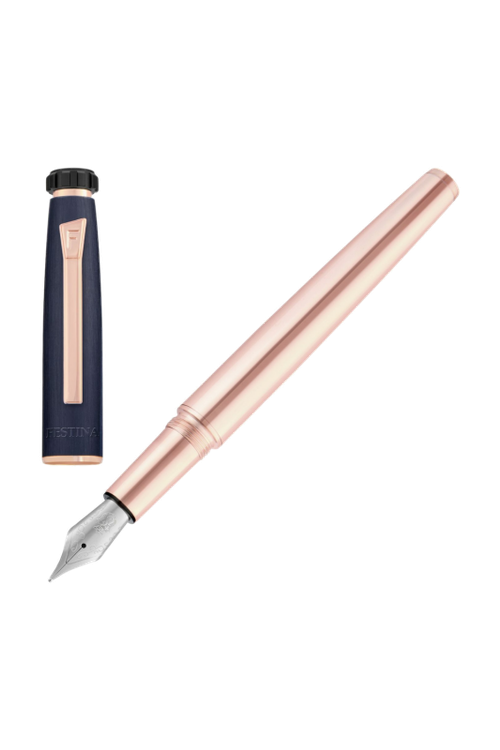 Fountain pen Chronobike Rose Gold Navy - 1