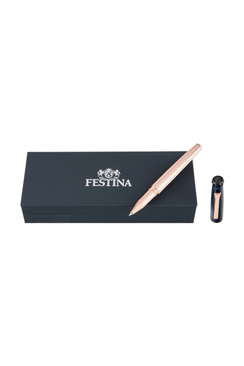 Rollerball pen Chronobike Rose Gold Navy - 7