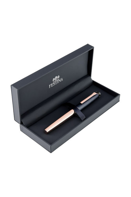 Rollerball pen Chronobike Rose Gold Navy - 8