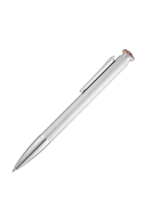 Ballpoint pen Mademoiselle Rainbow Silver - 4