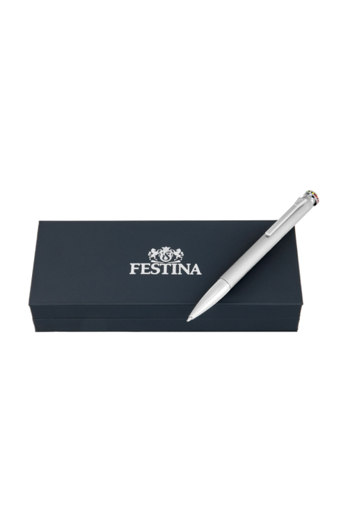 Ballpoint pen Mademoiselle Rainbow Silver - 5