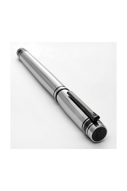 Fountain pen Bold Stripe Chrome & Gun - 4