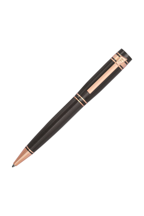 Ballpoint pen Bold Stripe Gun & Rosegold - 1